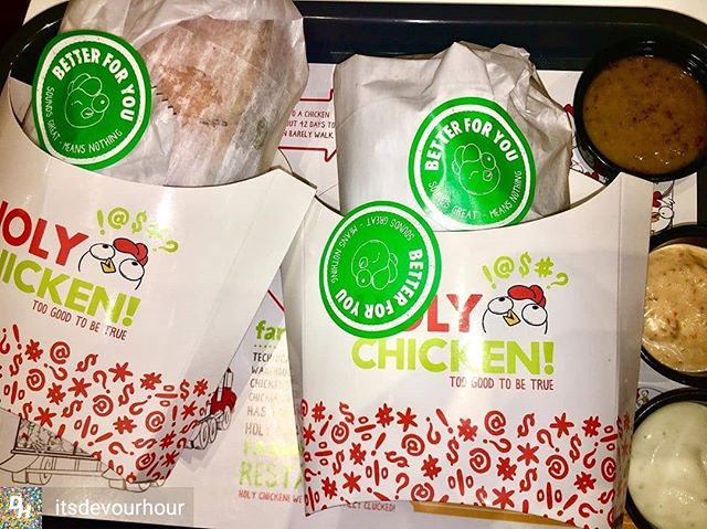 Thanks @itsdevourhour! 📍🚨POP UP CHICKEN SANDWICH SPOT!!!!! Some seriously awesome breading on this chicken let me tell ya @holychickenusa 
Only open for a few more days! &bull;
&bull;
&bull;
&bull;
#chickensandwich #holychicken #holychickenusa #sauces #yum #hungryhungry #longislandfooodie #longislandfoodie #devour #devourhour #eeeeats - #regrann